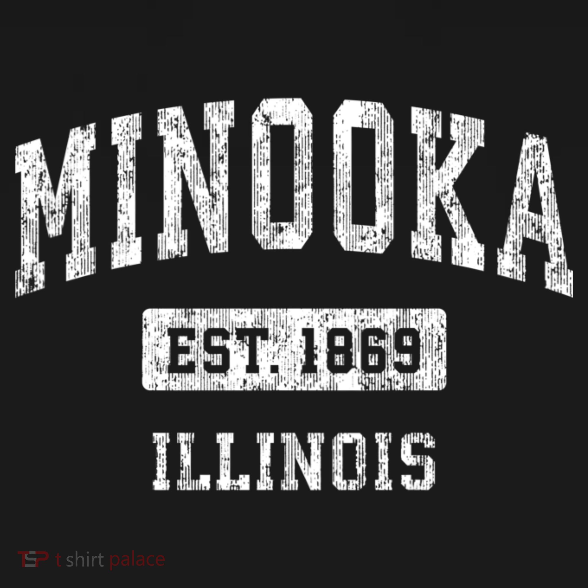 Minooka Illinois Il Vintage Sports T-Shirt