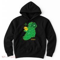 Mayo Ireland Irish County Map Eire Irish Travel Hoodie thumb 0