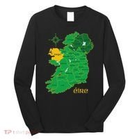 Mayo Ireland Irish County Map Eire Irish Travel Long Sleeve Shirt thumb 0
