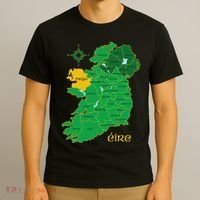 Mayo Ireland Irish County Map Eire Irish Travel T-Shirt thumb 3