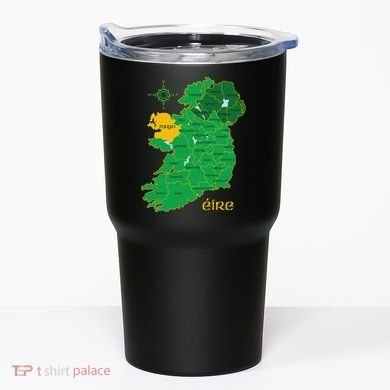 Mayo Ireland Irish County Map Eire Irish Travel Tumbler
