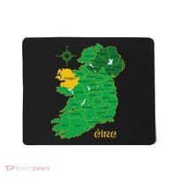 Mayo Ireland Irish County Map Eire Irish Travel Mousepad thumb 0