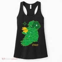 Mayo Ireland Irish County Map Eire Irish Travel Women's Tank Top thumb 0