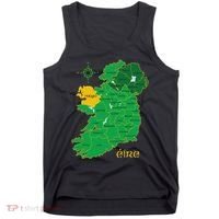 Mayo Ireland Irish County Map Eire Irish Travel Tank Top thumb 0
