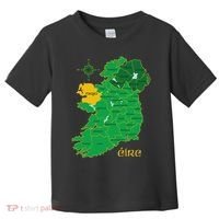 Mayo Ireland Irish County Map Eire Irish Travel Toddler T-Shirt thumb 0
