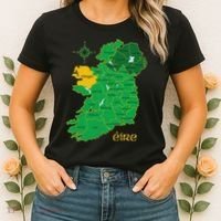 Mayo Ireland Irish County Map Eire Irish Travel Women's T-Shirt thumb 2