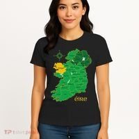 Mayo Ireland Irish County Map Eire Irish Travel Women's T-Shirt thumb 4