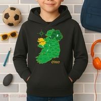 Mayo Ireland Irish County Map Eire Irish Travel Kids Hoodie thumb 2