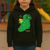 Mayo Ireland Irish County Map Eire Irish Travel Kids Hoodie thumb 3