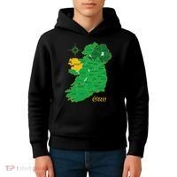Mayo Ireland Irish County Map Eire Irish Travel Kids Hoodie thumb 4