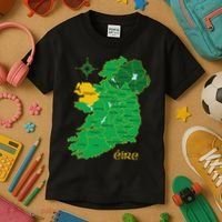 Mayo Ireland Irish County Map Eire Irish Travel Kids T-Shirt thumb 3