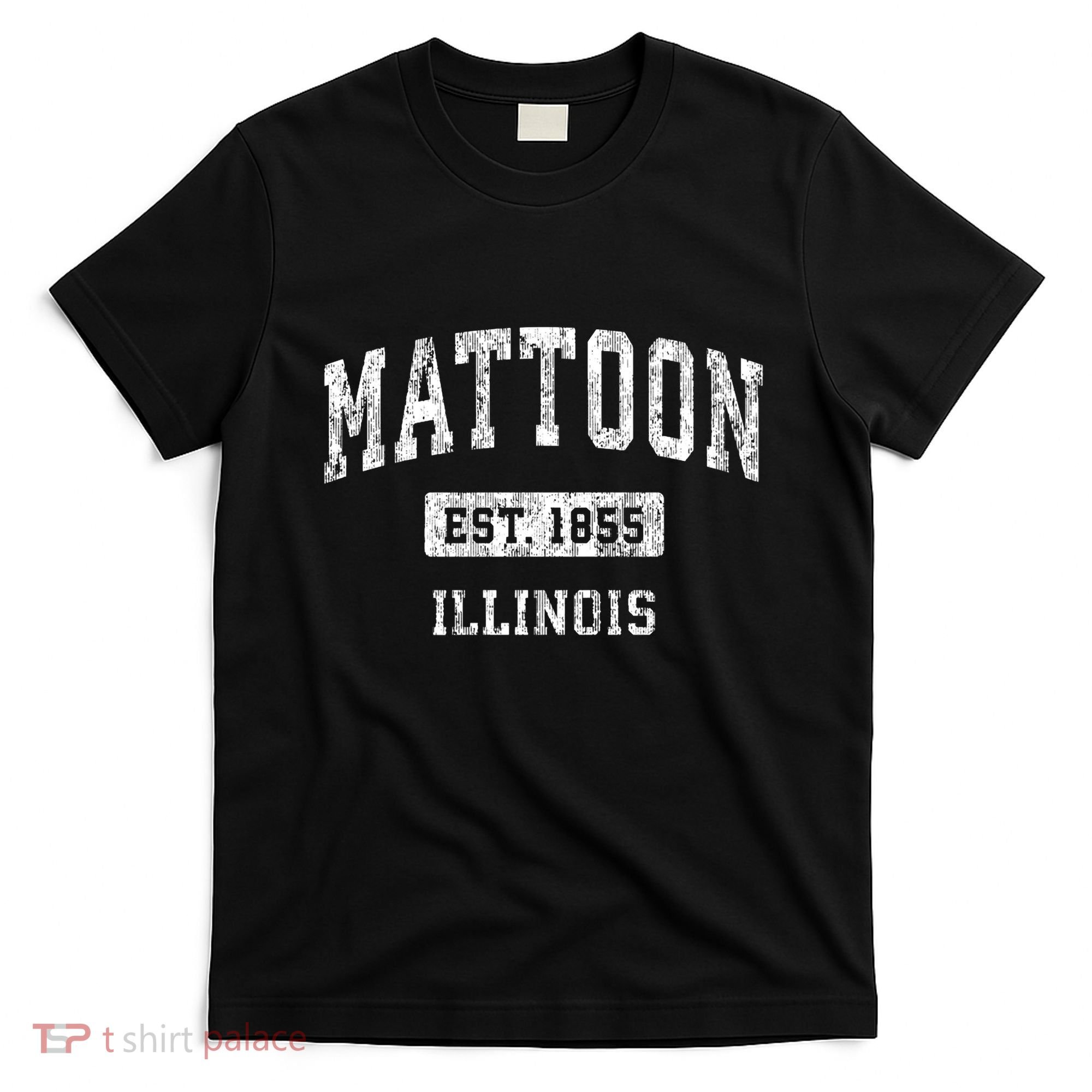 Mattoon Illinois Il Vintage Sports Established T-Shirt
