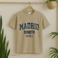 Madrid Iowa Ia Vintage Athletic Sports T-Shirt thumb 2