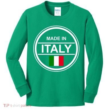 Made In Italy Kids Long Sleeve Shirt