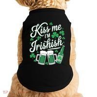 Me I’M Irishish Funny St Patrick’S Day Beer Ing Meaningful Gift Doggie Tank thumb 0