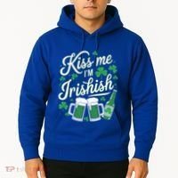 Me I’M Irishish Funny St Patrick’S Day Beer Ing Meaningful Gift Hoodie thumb 2