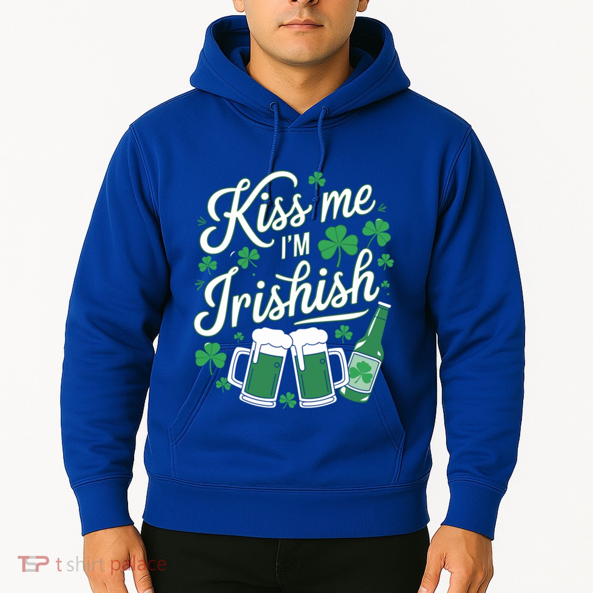 Me I’M Irishish Funny St Patrick’S Day Beer Ing Meaningful Gift Hoodie