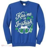 Me I’M Irishish Funny St Patrick’S Day Beer Ing Meaningful Gift Sweatshirt thumb 0