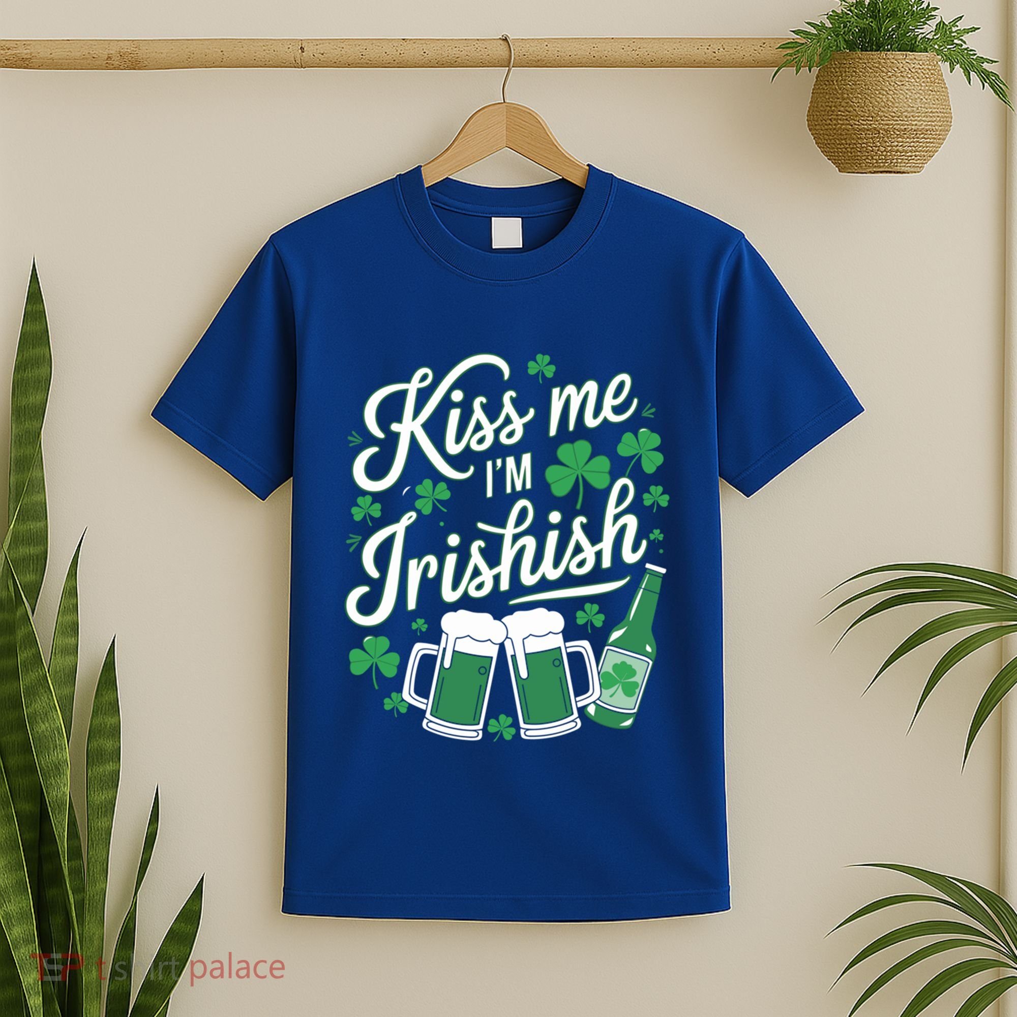 Me I’M Irishish Funny St Patrick’S Day Beer Ing Meaningful Gift T-Shirt