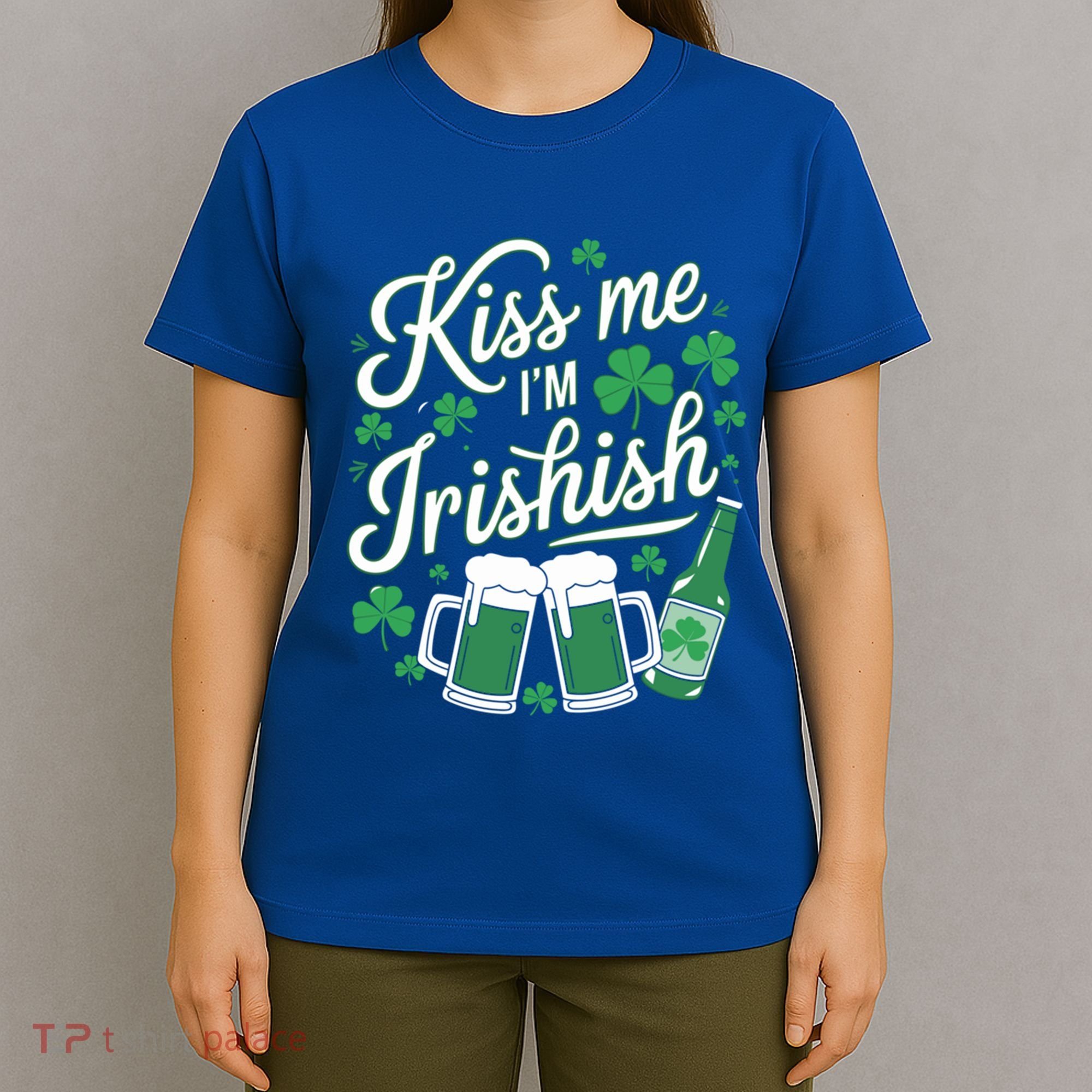 Me I’M Irishish Funny St Patrick’S Day Beer Ing Meaningful Gift T-Shirt