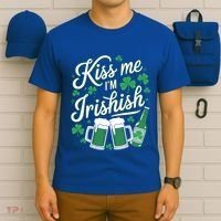 Me I’M Irishish Funny St Patrick’S Day Beer Ing Meaningful Gift T-Shirt thumb 6