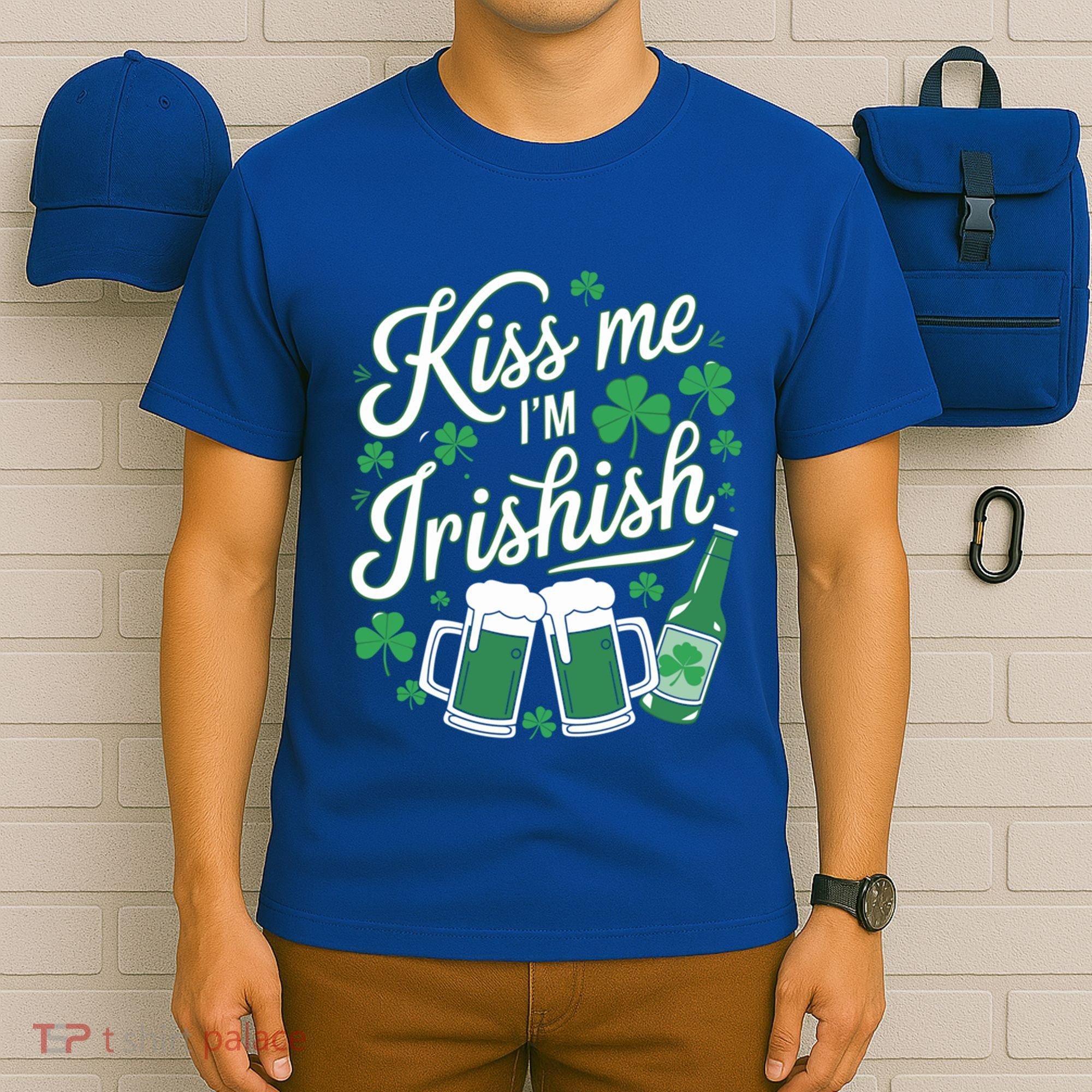 Me I’M Irishish Funny St Patrick’S Day Beer Ing Meaningful Gift T-Shirt