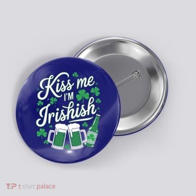 Me I’M Irishish Funny St Patrick’S Day Beer Ing Meaningful Gift Button