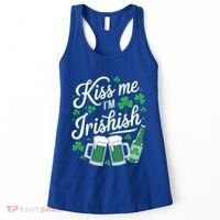 Me I’M Irishish Funny St Patrick’S Day Beer Ing Meaningful Gift Women's Tank Top thumb 0