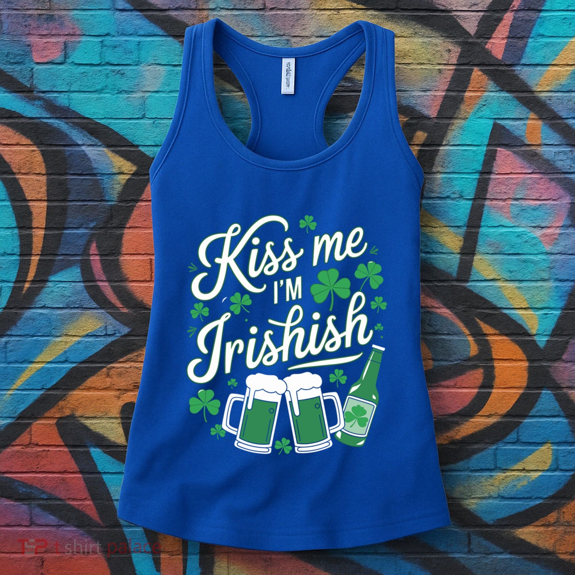 Me I’M Irishish Funny St Patrick’S Day Beer Ing Meaningful Gift Women's Tank Top