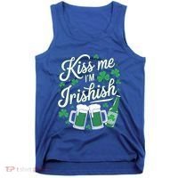 Me I’M Irishish Funny St Patrick’S Day Beer Ing Meaningful Gift Tank Top thumb 0