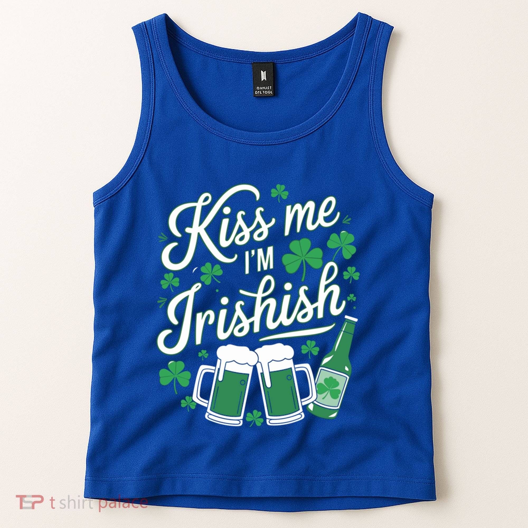 Me I’M Irishish Funny St Patrick’S Day Beer Ing Meaningful Gift Tank Top