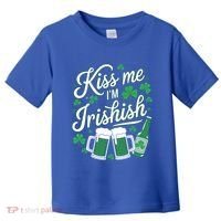 Me I’M Irishish Funny St Patrick’S Day Beer Ing Meaningful Gift Toddler T-Shirt thumb 0