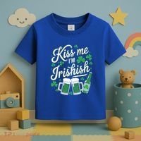 Me I’M Irishish Funny St Patrick’S Day Beer Ing Meaningful Gift Toddler T-Shirt thumb 3