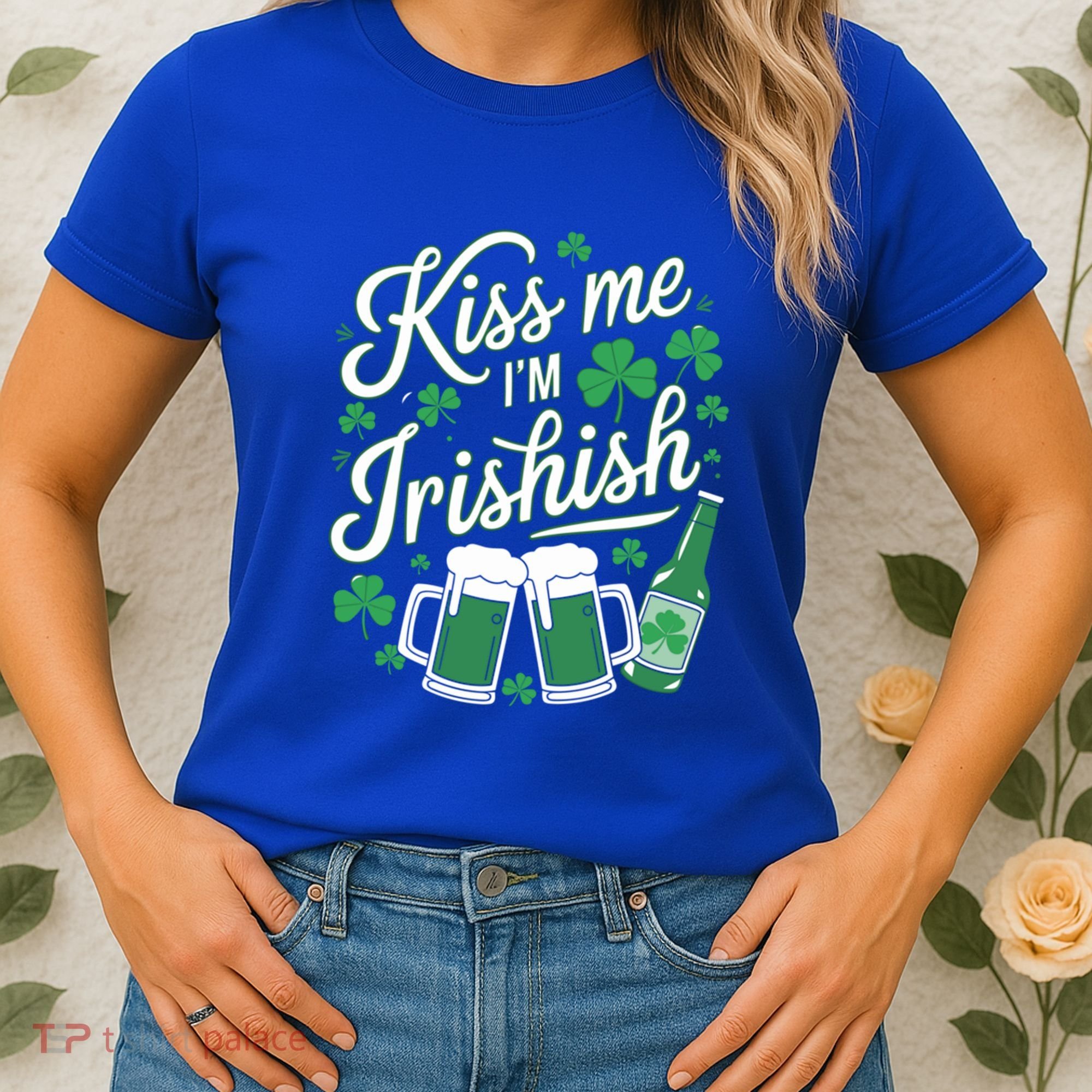 Me I’M Irishish Funny St Patrick’S Day Beer Ing Meaningful Gift Women's T-Shirt