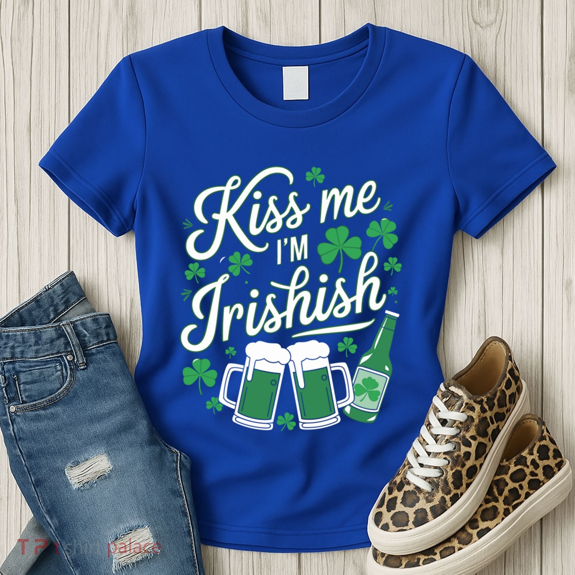 Me I’M Irishish Funny St Patrick’S Day Beer Ing Meaningful Gift Women's T-Shirt
