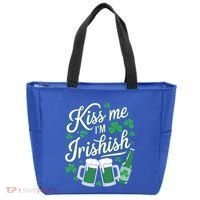 Me I’M Irishish Funny St Patrick’S Day Beer Ing Meaningful Gift Tote Bag thumb 0