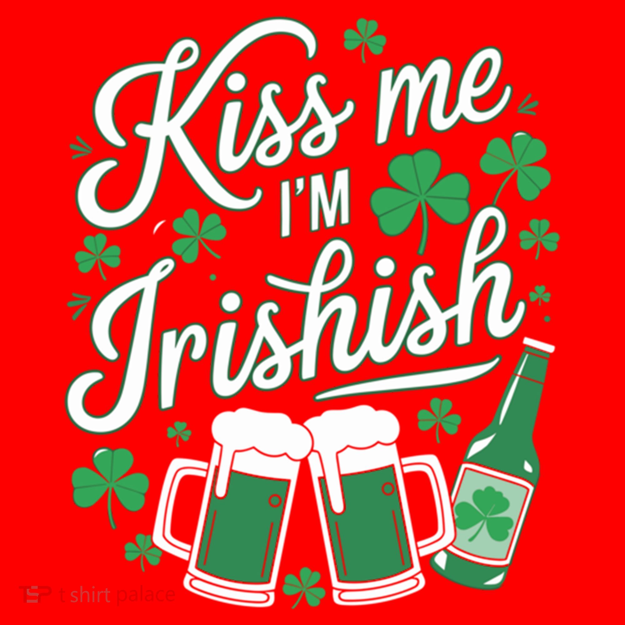 Me I’M Irishish Funny St Patrick’S Day Beer Ing Meaningful Gift Santa Hat