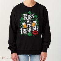 Me I’M Irishish Funny St Patrick’S Day Beer Ing Gift Women's Sweatshirt thumb 0
