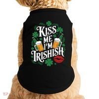Me I’M Irishish Funny St Patrick’S Day Beer Ing Gift Doggie Tank thumb 0