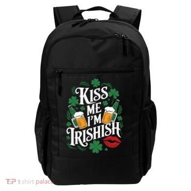 Me I’M Irishish Funny St Patrick’S Day Beer Ing Gift Backpack