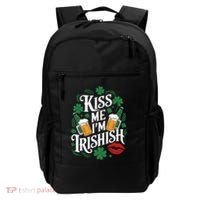 Me I’M Irishish Funny St Patrick’S Day Beer Ing Gift Backpack thumb 0