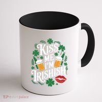 Me I’M Irishish Funny St Patrick’S Day Beer Ing Gift Coffee Mug thumb 1