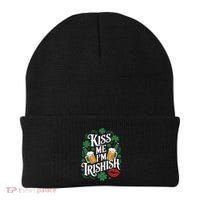 Me I’M Irishish Funny St Patrick’S Day Beer Ing Gift Beanie thumb 0