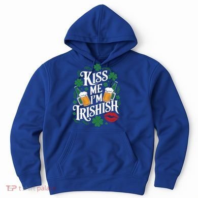 Me I’M Irishish Funny St Patrick’S Day Beer Ing Gift Hoodie