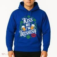 Me I’M Irishish Funny St Patrick’S Day Beer Ing Gift Hoodie thumb 2