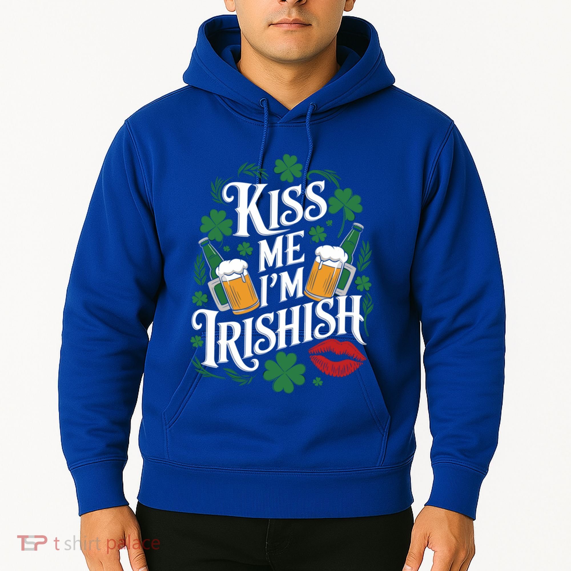 Me I’M Irishish Funny St Patrick’S Day Beer Ing Gift Hoodie