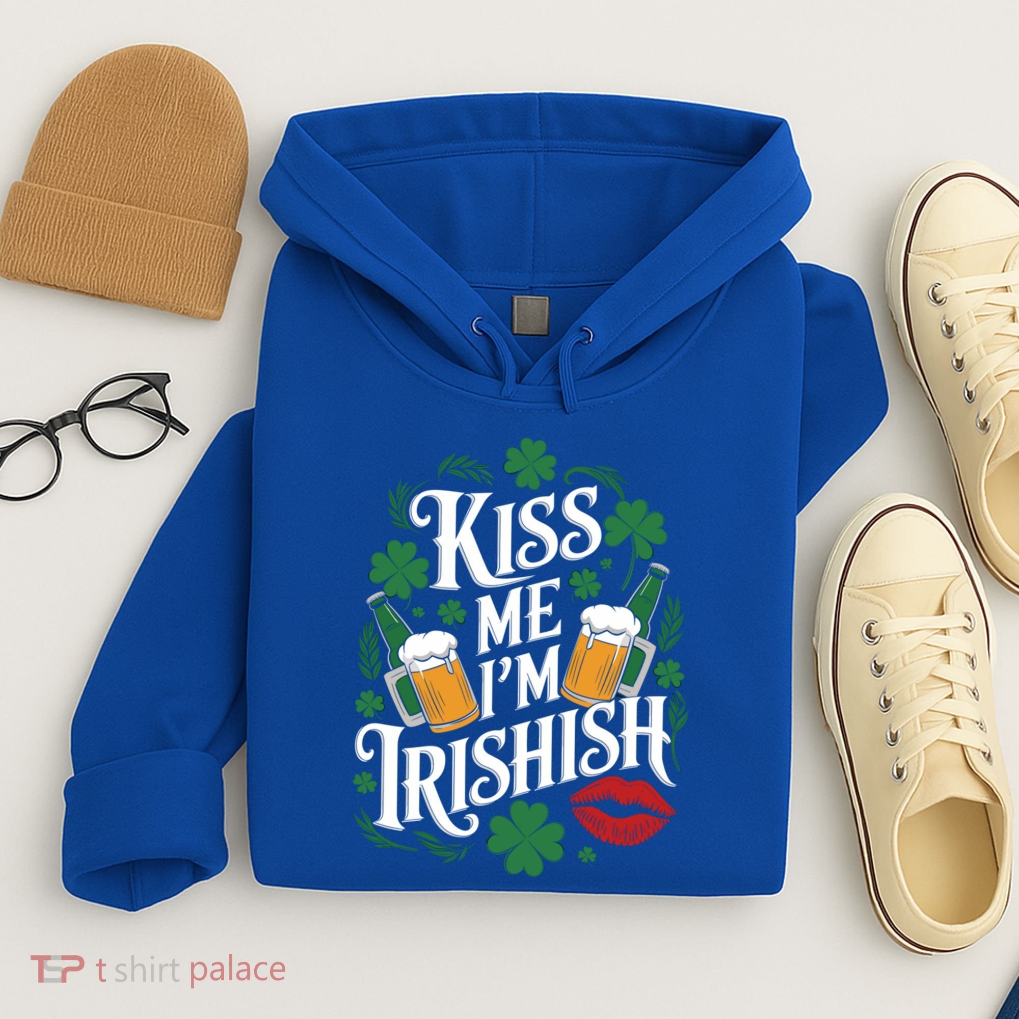 Me I’M Irishish Funny St Patrick’S Day Beer Ing Gift Hoodie