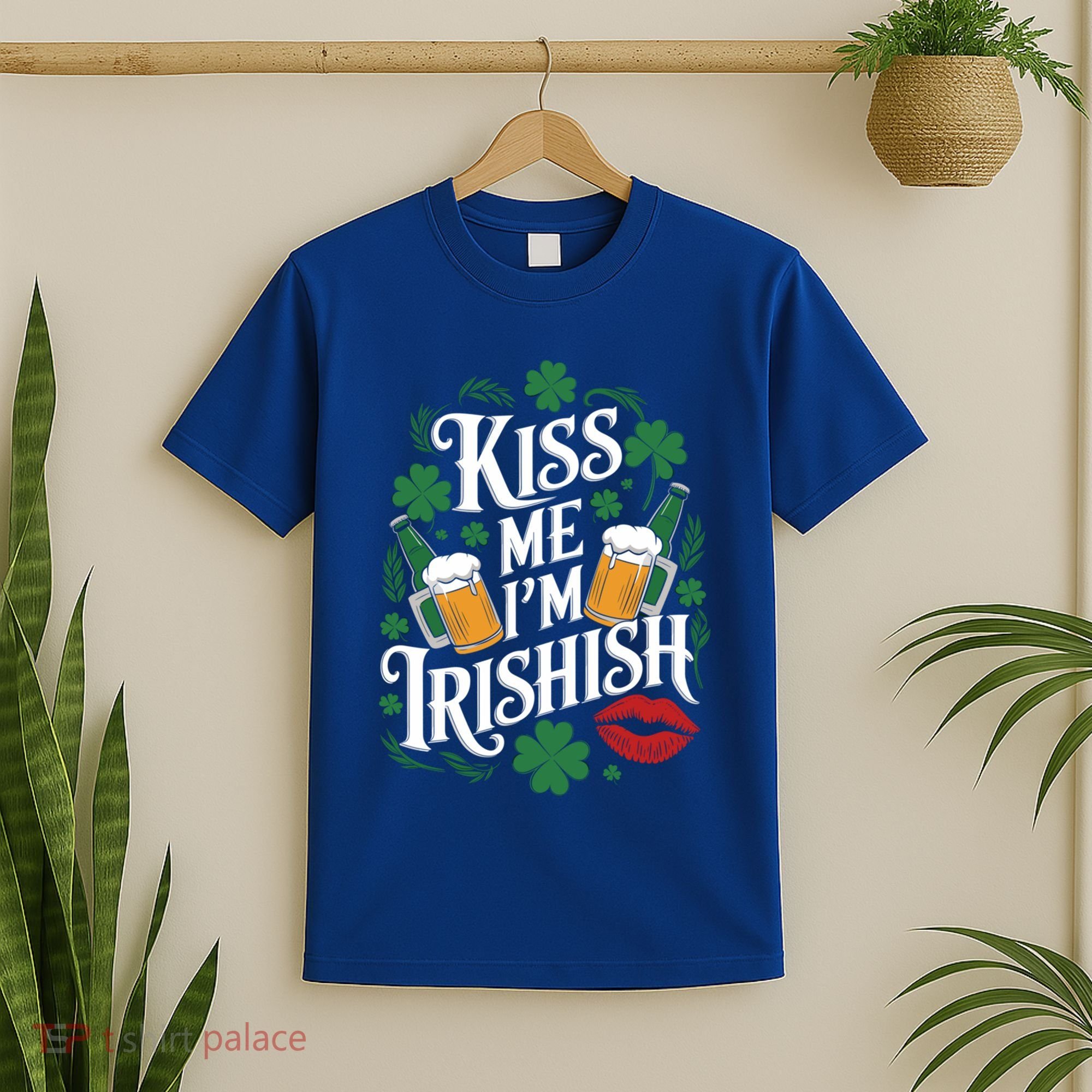 Me I’M Irishish Funny St Patrick’S Day Beer Ing Gift T-Shirt