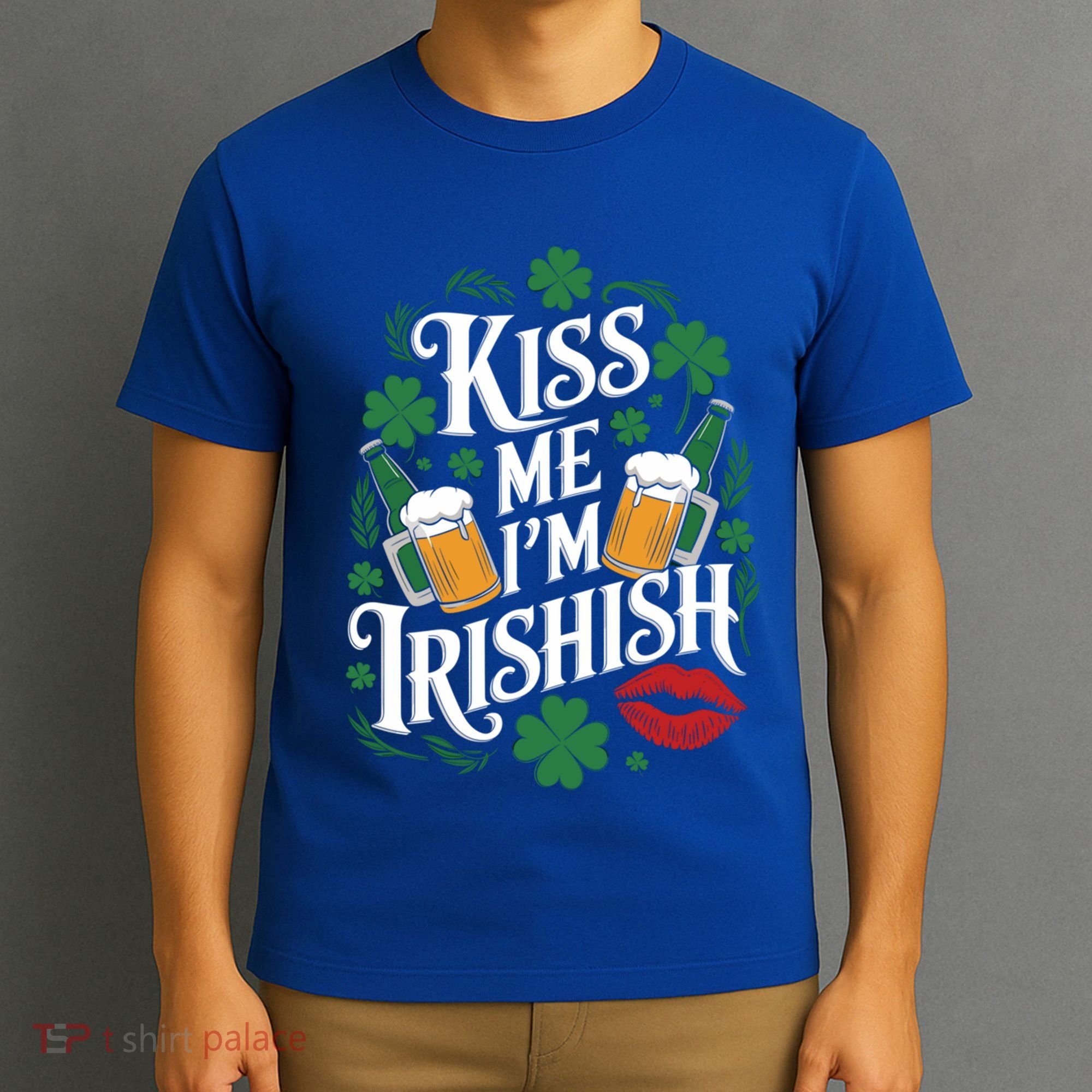 Me I’M Irishish Funny St Patrick’S Day Beer Ing Gift T-Shirt