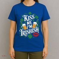 Me I’M Irishish Funny St Patrick’S Day Beer Ing Gift T-Shirt thumb 4